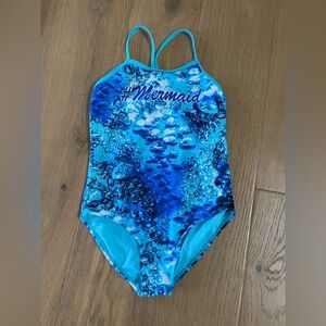 Mermaid Blue Kids Swimwear